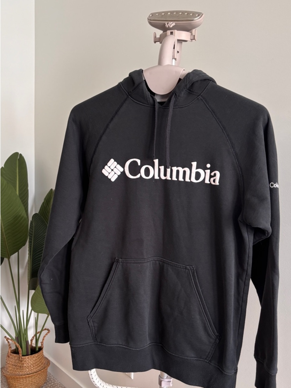 Columbia Black Hoodie with White Logo